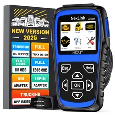 NEXAS NL102P Diesel Heavy Duty Truck Car Diagnostic Scanner DPF Regen Oil Reset