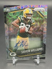 2025 Panini Prizm Choice Rookie Auto SAVION WILLIAMS RC 88/100 GREEN BAY PACKERS