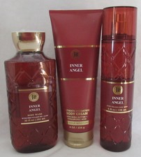 Bath  Body Works Wash Cream Fragrance Mist Set Lot of 3 INNER ANGEL