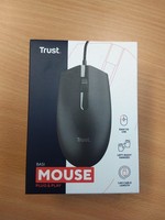 TRUST BASI WIRED COMPUTER MOUSE FOR LEFT OR RIGHT HANDED