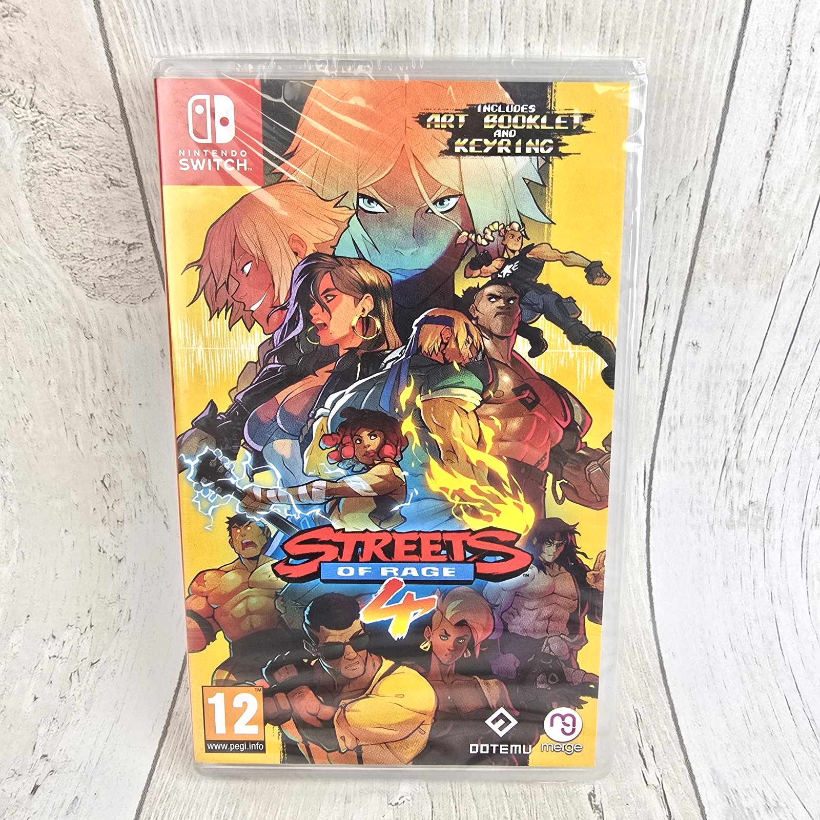 Streets of Rage 4 - Nintendo Switch - NEW SEALED - incl Keyring + Art Booklet