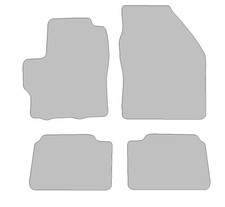 Fußmatten passend für Toyota Yaris Typ P21, PA1, PH1 (Baujahr 2020 - aktuell), D