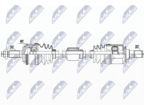 N.T.Y. NPW-HY-587.NTY Drive Shaft for HYUNDAI - Image 14