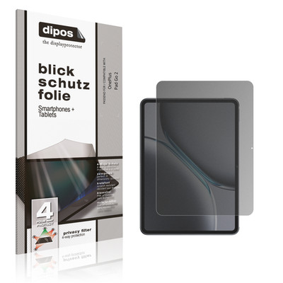 Blickschutzfolie für OnePlus Pad Go 2 matt Schutzfolie Folie Display Schutz