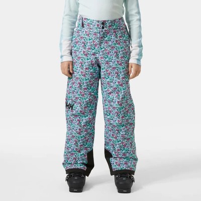 Helly Hansen Diamond Jr. Pant - Youth Girls - 12 / Meta Pink Floral