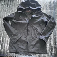Grundéns Gore-Tex Team Holoholo Charters Hooded Rain Jacket Men's Small Gray