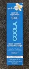 COOLA Classic Face Sport Organic Suncare SPF 50 Broad Spectrum White tea Tea 1.7
