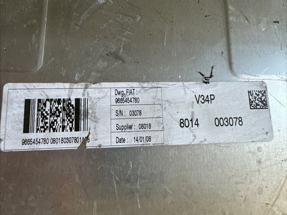 Centralina Motore Citroen Nemo V34p 9665454780 - Immagine 2 di 4