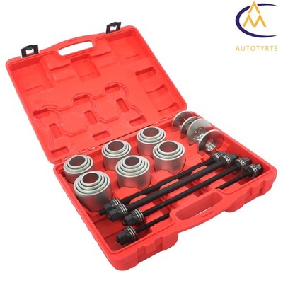 28PCS Compression and Tension Sleeve Set Bearing Disassembly Tool Kit Universal