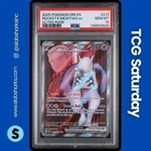 2025 POKEMON DESTINED RIVALS #213/182 TEAM ROCKET'S MEWTWO EX ULTRA RARE PSA 10