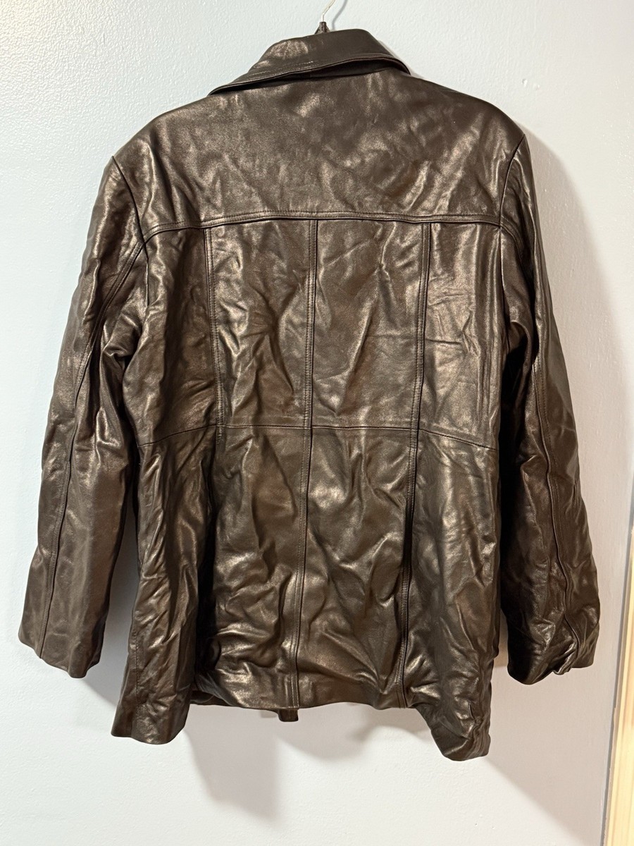 Women's Black Soft Leather Jacket - Hillard and Hansen XXL | eBay