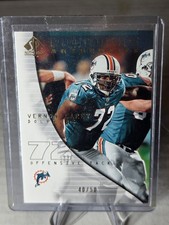 2004 SP Authentic Rookie Authentics Gold 40/50 Vernon Carey Miami Dolphins