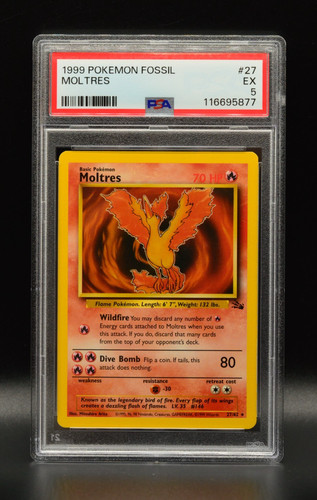 Moltres (Unlimited) graded PSA 5 for sale on eBay