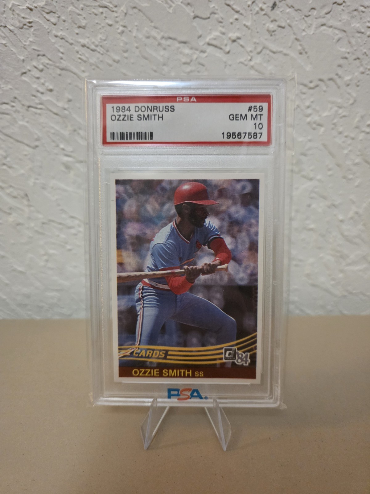 1984 Donruss Baseball Ozzie Smith #59 PSA 10 GEM MINT