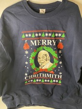 Ugly Christmas Sweater | Mike Tyson Merry Chrithmith | Xmas Crewneck Sweatshirt