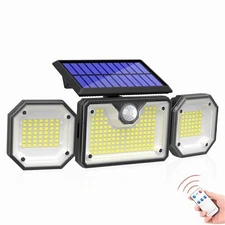 Solar Security Light Outdoor Waterproof Adjustable Motion Sensor Lamp 226 LED US