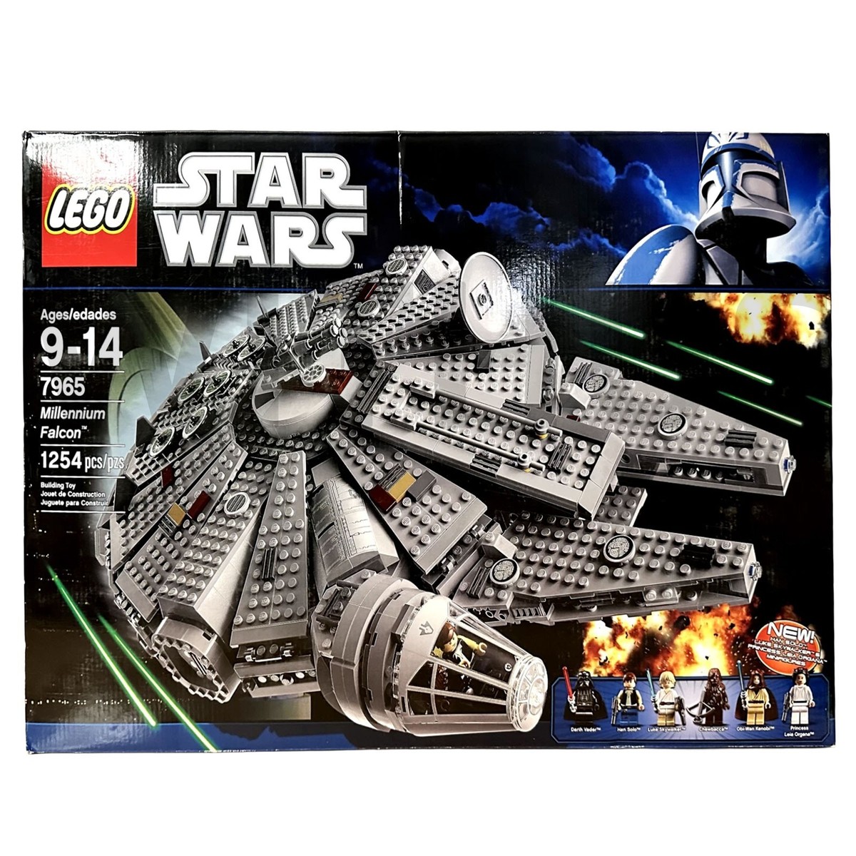 LEGO 7965 Star Wars Millenium Falcon 1254pcs/ Brand New Sealed