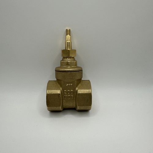 1” 200 WOG Brass Gate Valve Threaded