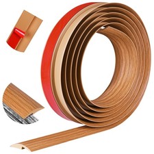 20Ft Self Adhesive Floor Transition Strip Carpet to Tile Edging Trim PVC