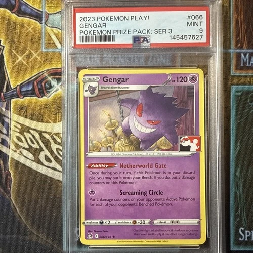 Pokemon 2023 Play! Prize Pack Series 3 Gengar #66 PSA 9