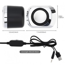 USB Powered Mini Computer Speaker for PC Laptop Phone Notebook Volume Control