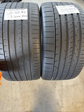 X2 315 40 21 Continental Sport Contact 6 111Y 5.2mm Second Tyre 6.4mm Tread X2