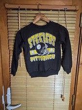 NOS Vintage 90s 1997 Pittsburgh Steelers Kids Toddler Crewneck Sweatshirt Tee 7