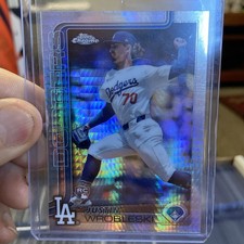 2025 Topps Chrome - Justin Wrobleski #38 Prism Refractor (RC)