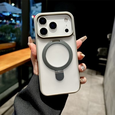 Magnetic Stand Case For iPhone 17 Pro 16 15 14 13 12 11 Shockproof Slim Cover