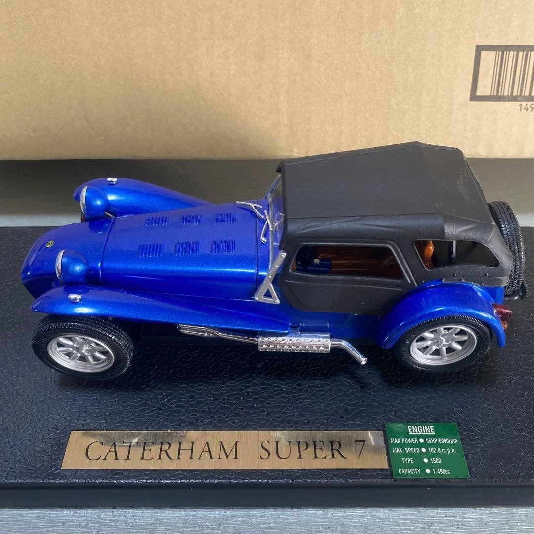 Caterham Super 7 1/18 Diecast Blue Model Car | eBay