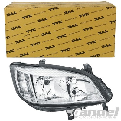 TYC HAUPTSCHEINWERFER H7 RECHTS passend für OPEL ZAFIRA A 1.6 - 2.2 DTI OPC 16V