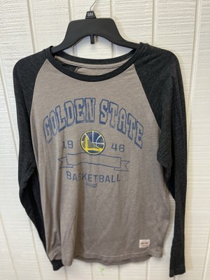 NBA Sportige Apparel Golden State Warriors Long Sleeve Graphic Print Tee Sz S