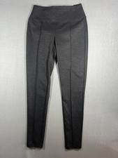Nine West Women's Ponte Leggings Size S Small Grey Pull On Dress Pants Work