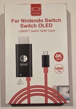 USB C to HDMI Adapter Cable for Nintendo Switch Dock,6Ft/1.8M Switch Docking