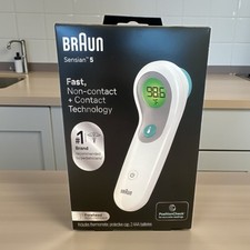 Braun Sensian 5 Fast Non Contact Contact Technology Thermometer