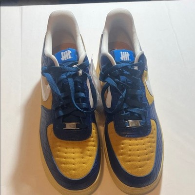 Nike Said Force One Undefeated 5 Blue Yelloe Croc