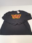 Washington Commanders Shirt Mens Large Black NFL Football Long Sleeve Nike Tee
