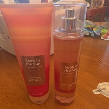 Bath  Body Works Soak In The Sun Mist  Cream Set of 2
