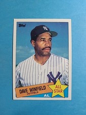 Dave Winfield 1985 Topps Baseball Card # 705 J8573