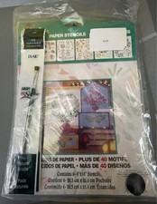 Plaid Simply Holiday Paper Stencils