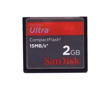 SanDisk Ultra 2 GB Compact Flash Card - 15 mb/s SDCFH-002G-A11 