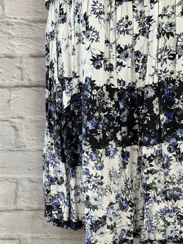 Top Shop Summer Shift Dress Smock Size 10 Black White Grey Pockets Cottage core - Picture 3 of 10