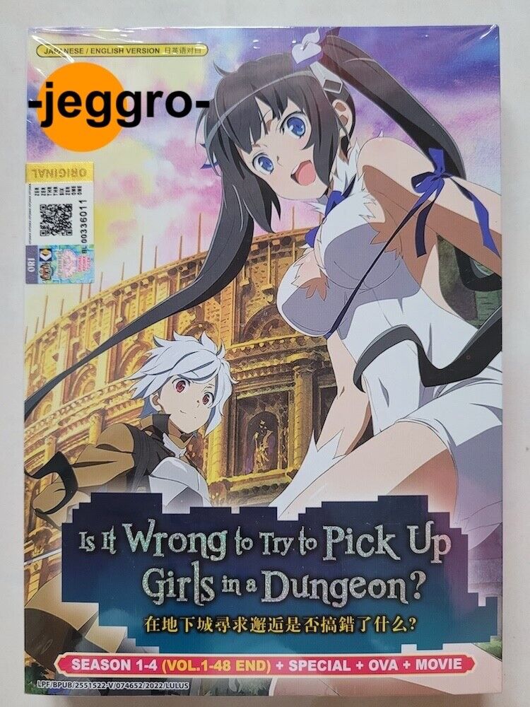 DVD Anime Is It Wrong To Try To Pick Up Girls In A Dungeon? Season