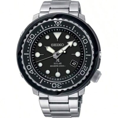 （ジャンク扱い）SEIKO SOLAR DIVER'S 200m ブラック ジャンク扱い）SEIKO SOLAR DIVER'S 200m ブラック Seiko Solar
