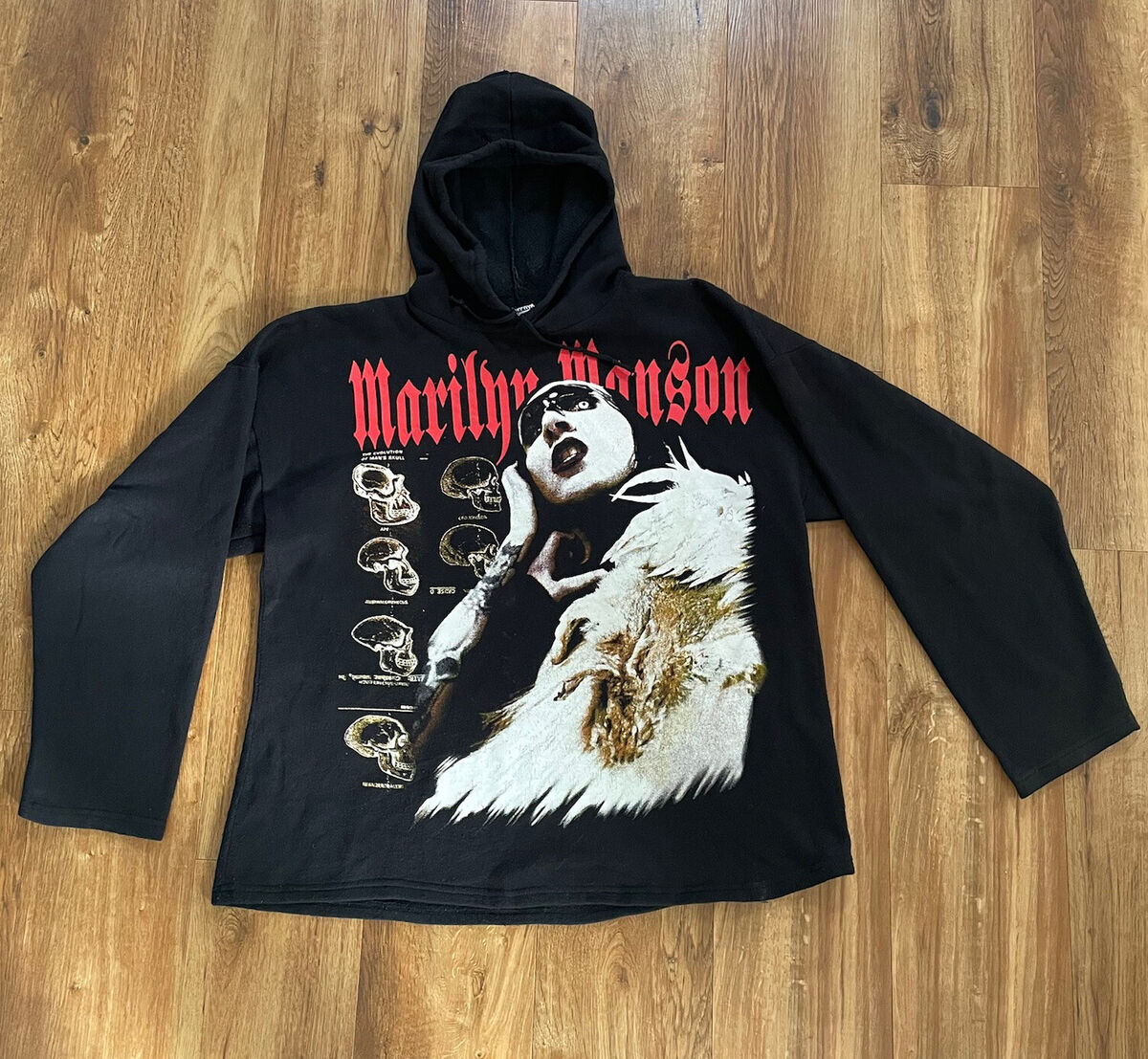 Marilyn Manson Vintage 90s Band Sweatshirt Sweater Jumper Marilyn Manson Vintage 90s Band Sweatshirt Sweater Jumper