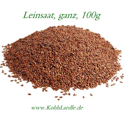 Leinsamen, ganz, 100g