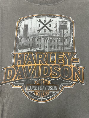 Harley Davidson T-Shirt Wolverine Harley Davidson Clinton TWP