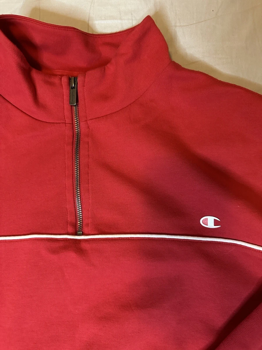 Champion Women s Rochester Athletic Quarter Zip Sweater size