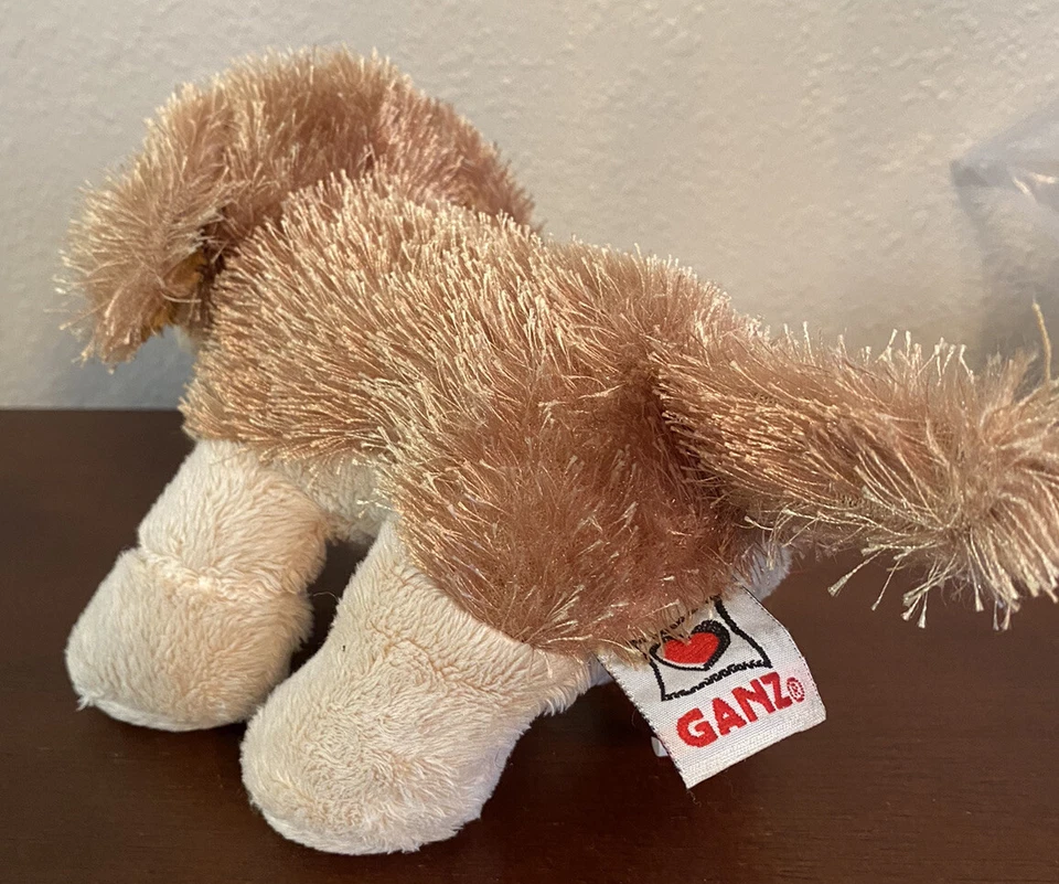 Ganz Webkinz Cocker Spaniel Dog Plush Brown Shaggy Hair Without Codes Retired - Image 3 of 4