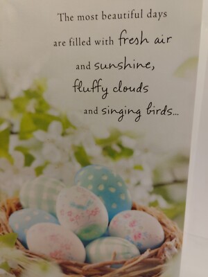 American Greeting Easter Cards Lot of (3) With  Envelopes.  Easter Wishes 